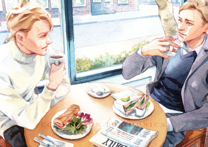 Commission for Monica. 10.5 x 14.8 cm.