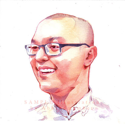 Sample Illustration. 10 x 10 cm.