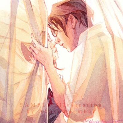 Sample Illustration. 10 x 10 cm.